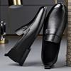 Genuine Leather Dress Shoes for Men  2025 Spring Autumn New Designer Casual Shoes Male Black Soft Sole Luxury Shoes Man