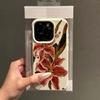 Oil Painting of Pink Lilies Lichee Leather Pattern Phone Case For Infinix Hot 50 40 30 12 Play Pro Plus 4G 5G Shockproof Cover