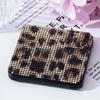 Foldable Design Pocket Mirror Lightweight Foldable Mirror Sparkling Square Mirror  Vanity Table Use