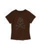Seuweideu Albino Skull Crop Tee [Brown]