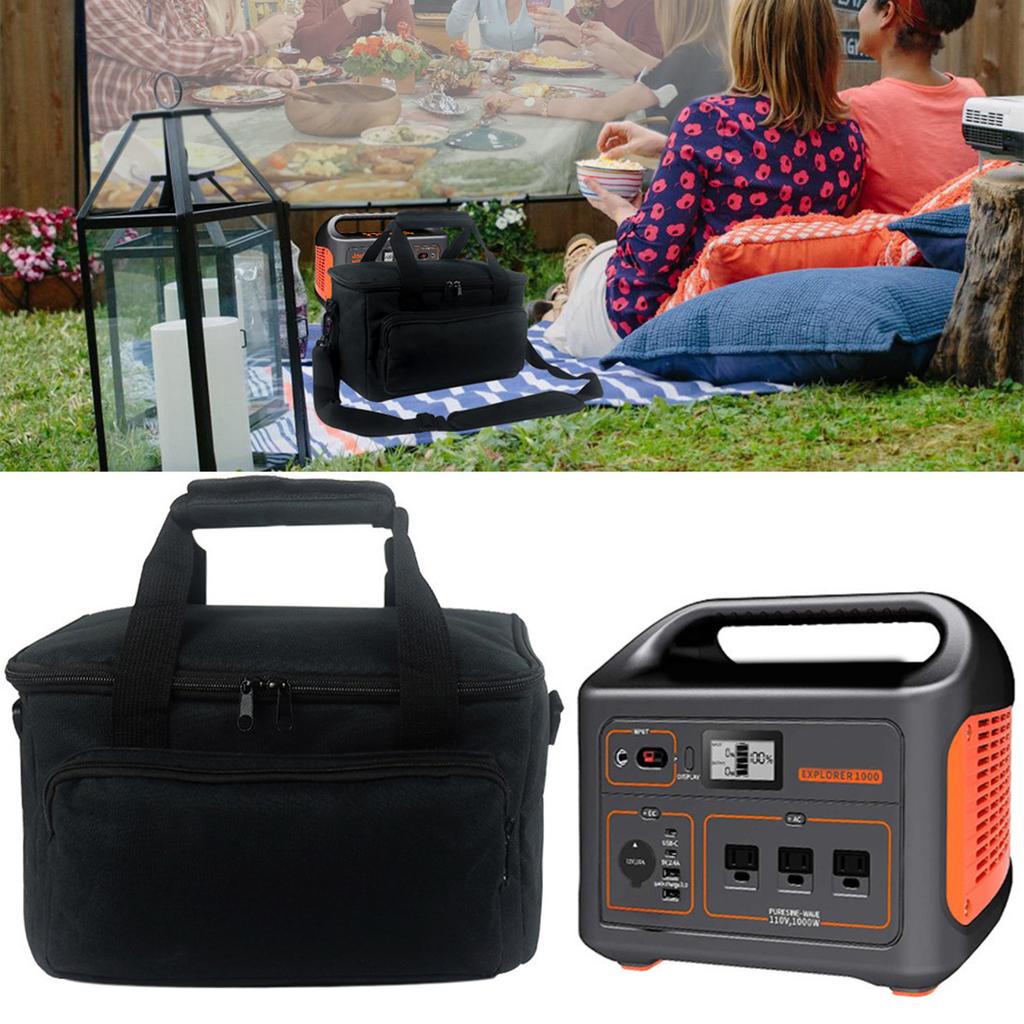 Portable Power Station Travel Case For Outdoor Camping Trips Home Battery Backup Organizer Power Station Carrying Bag