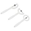 3pcs Tongue Tip Exercise Set 304 Stainless Steel Balls Oral Muscle Strength Tongue Training Tools White