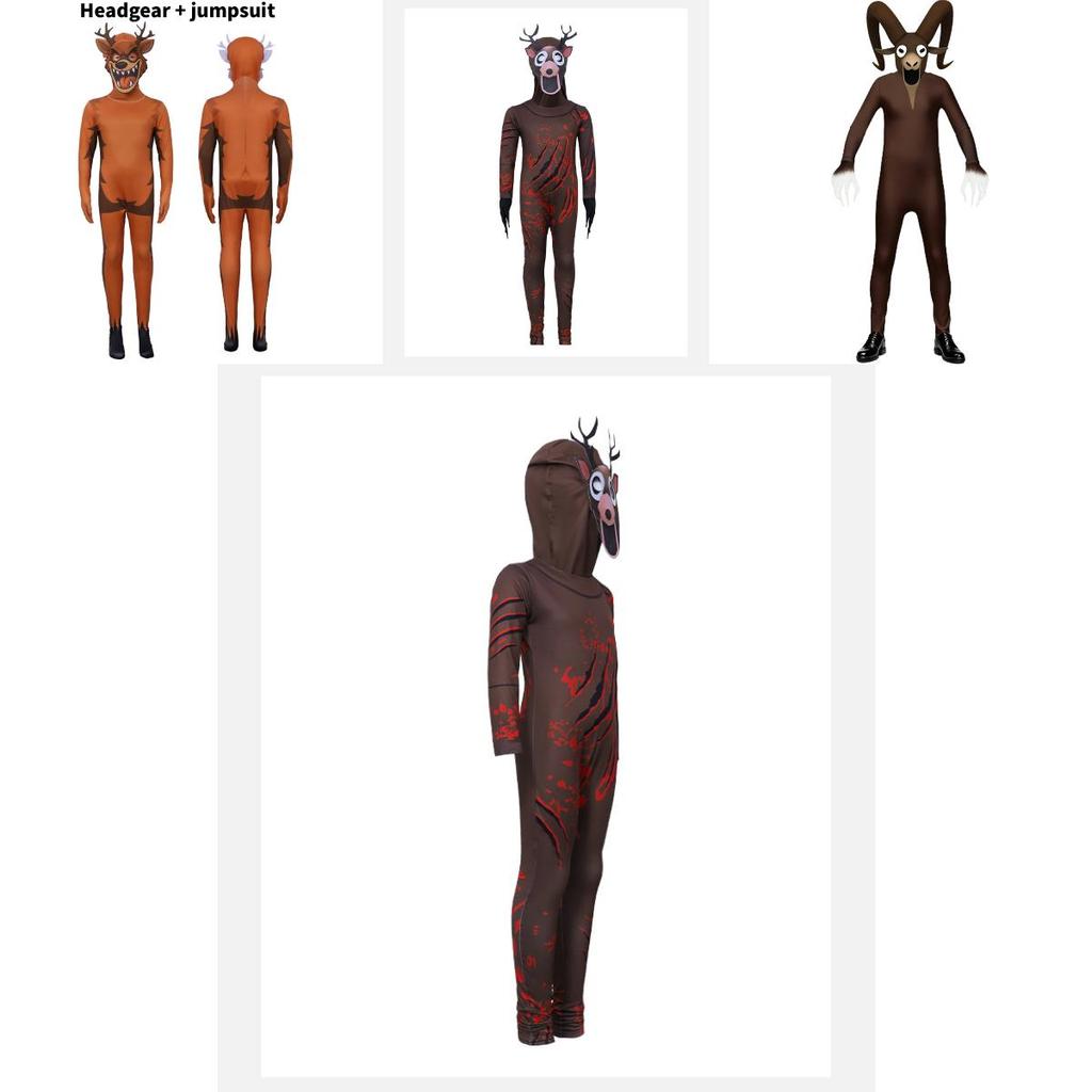 The Deer 99 Nights In The Forest Deer Goat Costume For Stage Performance Polyester Material Style For Kids Event