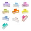 Pack of 10 Gradual Color Mini Hair Claw Clip Korean Style Sweet Girls Bangs Broken Hairpins for Quick Hairstyling