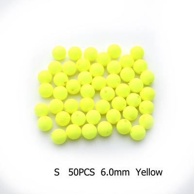 50Pcs Floating Bobbers Fishing Fluorescent Drift Ball Fishing Float Foam Balls