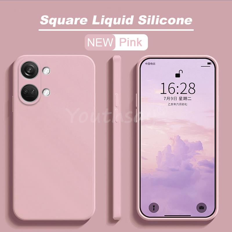 For OnePlus Nord 3 Case Silicone Liquid For OnePlus Nord 3 Cover Plain Rubber TPU Protector Phone Case OnePlus Nord 3 Cover
