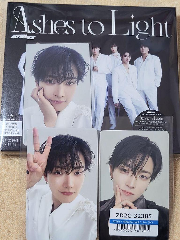 [USED] Hongjoong ATEEZ Ashes to Light (Atiny Edition) Album