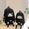 New fashion primary and junior high school student schoolbag women's simple large-capacity backpack computer backpack tide