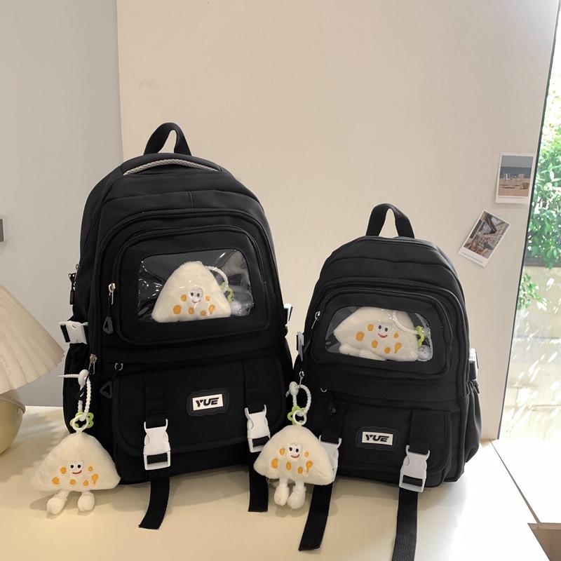 New fashion primary and junior high school student schoolbag women's simple large-capacity backpack computer backpack tide