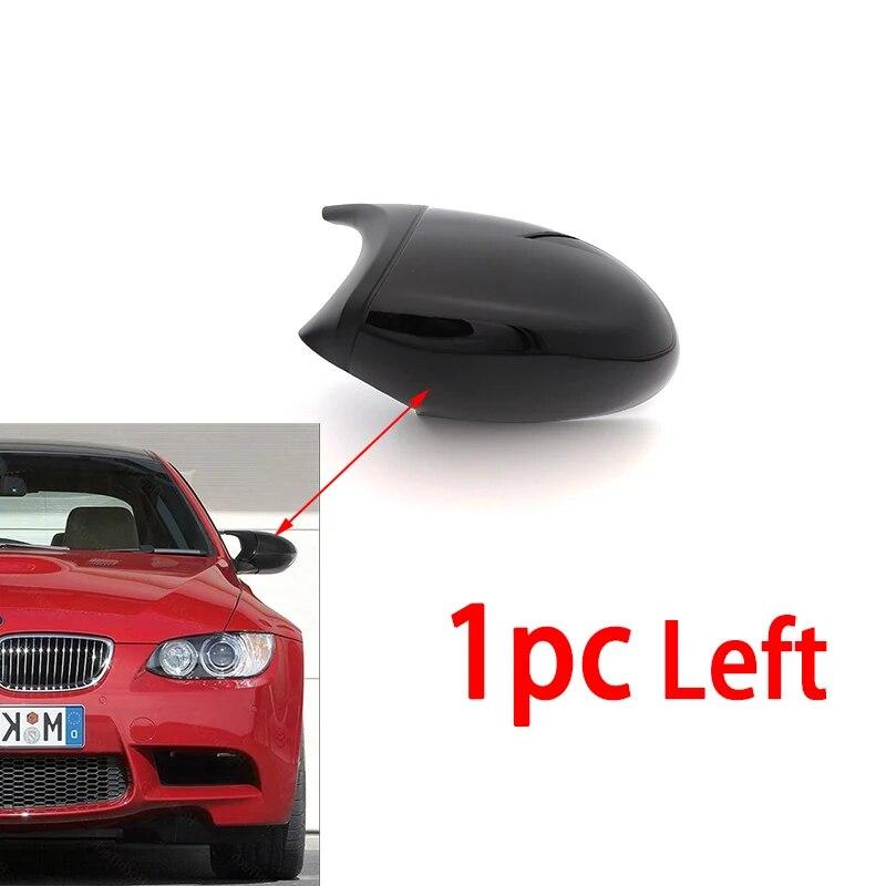 

Черные крышки из углеродного волокна для бокового зеркала заднего вида, крышки для E90 E91 M3, стильная крышка E81 E82 E87 E88 для BMW 1 3 серии E92 E93 1pc Pre-LCI Left