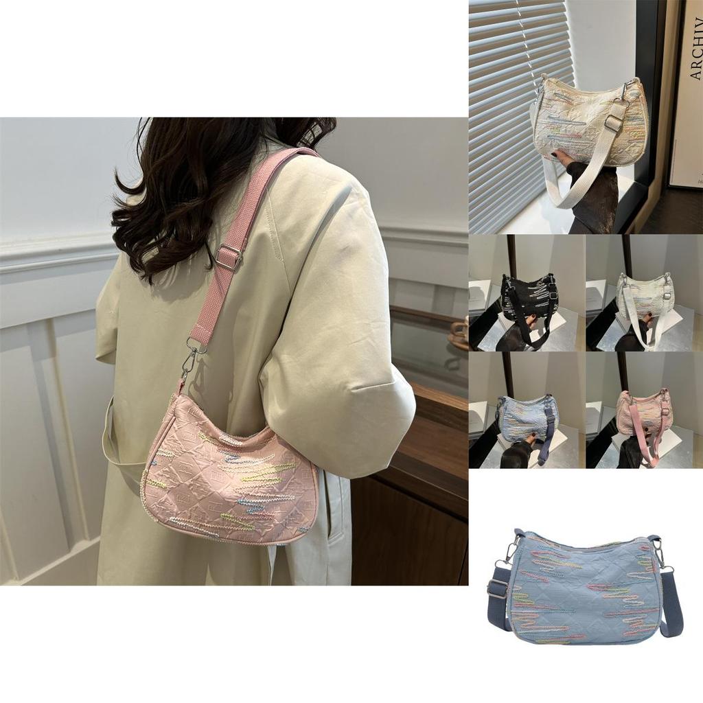 Chic Canvas Crossbody Shoulder Bag For Women Stylish Fall Fashion With Large Capacity