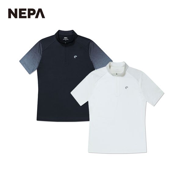  Dámské tričko Nepa Nepa s krátkým rukávem a zipem Mountain Dot 7i45406