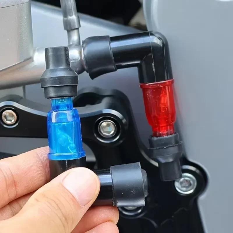 Flash Spark Plug Cap Motorcycle Modification Accessories Elbow Motorcycle Ignition Spark Plug Cap Universal High Pressure Cover