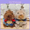 Keychain Plush Marmota Pendant With Voice Function For Bag Pendant And Toy Gift