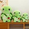 Apple turtle plush toy doll turtle doll throw pillow scratch doll machine exchange gift