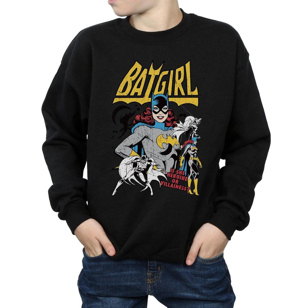 DC Comics Boys Batgirl Heroine or Villainess Sweatshirt