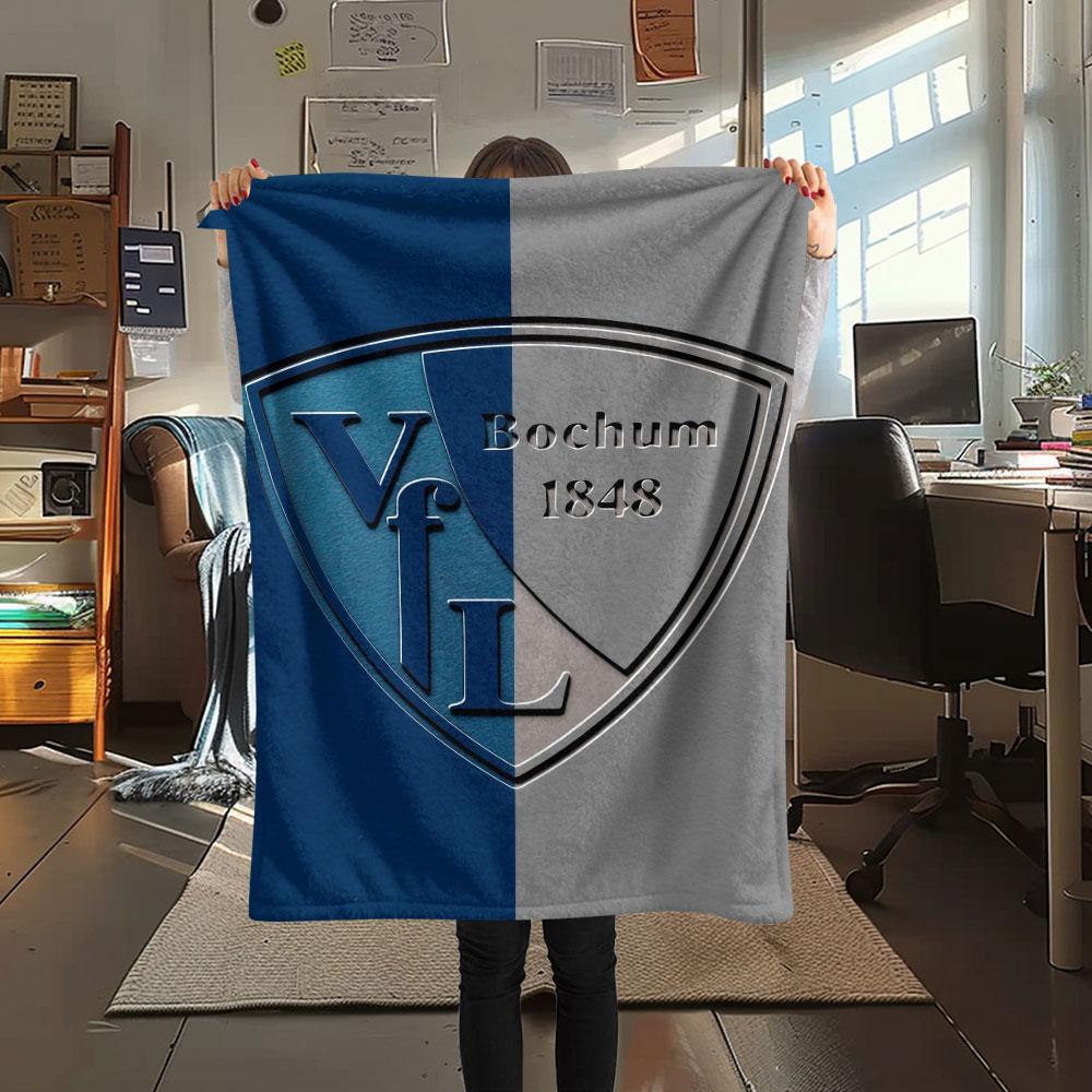 Coperta VfL Bochum, Alta qualità, Confortevole per Tutte le Stagioni, Decorazione per la Casa, Calore e Comfort