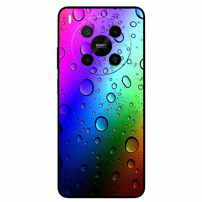 Für ZTE Blade V70 Max / Nubia V70 Max Marmor-Bemaltes Weiches TPU-Silikon-Rückseitenabdeckung Case Für Blade V70 Max Fusion Black Case V70Max