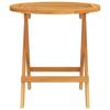 Patio & Garden Tables Bistro Table 46X47 Cm Solid Wood Acacia