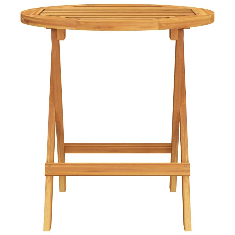 Patio & Garden Tables Bistro Table 46X47 Cm Solid Wood Acacia