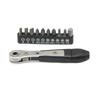 Screwdriver for Narrow Small Space Gap L-shaped Mini 36-tooth Ratchet Two-way Screwdriver Turning Right Angle