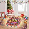 New Year Carpet Mat Rug Home Decoration Festive Fireworks Gift Pattern Entrance Door Mat Door Mat Entrance Welcome Mat