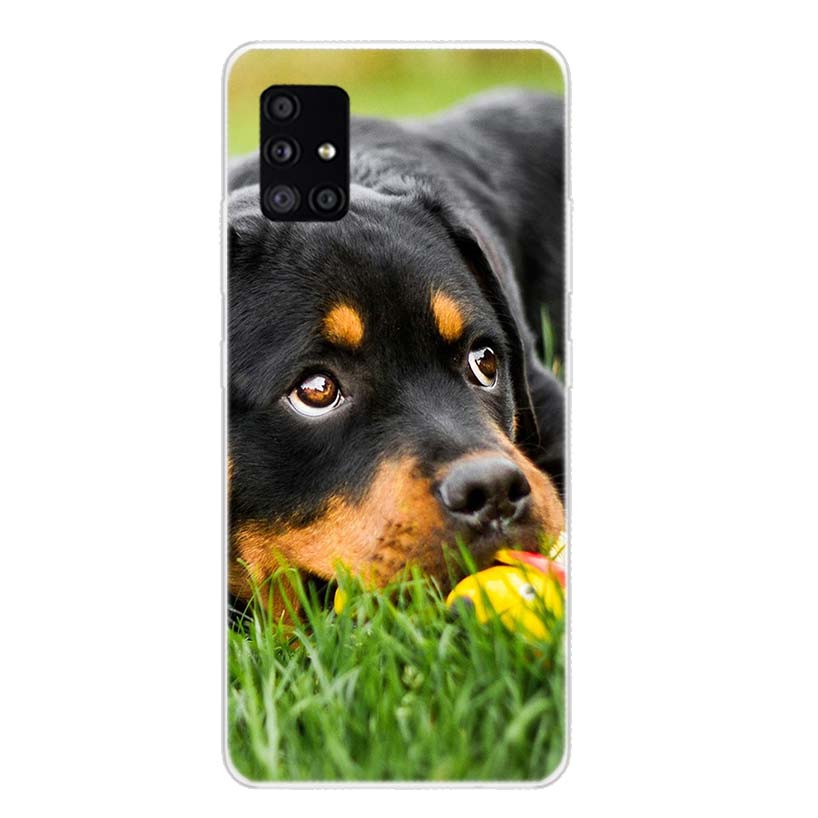 Rottweiler Dog Phone Case For Samsung Galaxy A50 A70 A40 A30 A20S A10 Note 20 Ultra 10 Lite 9 8 A6 A8 Plus A7 A9 + Cover Cas