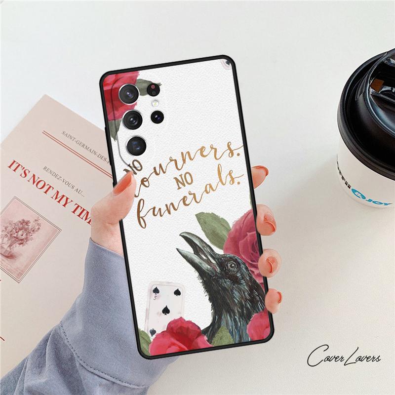 Six Of Crows Phone Case For Samsung Galaxy S24 S25 S23 S22 Ultra Note 10 20 Plus S20 S21 FE Cover