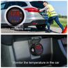 DiyStudio Digital Voltmeter Thermometer LED 2in1 Car 12V/24V Car Battery