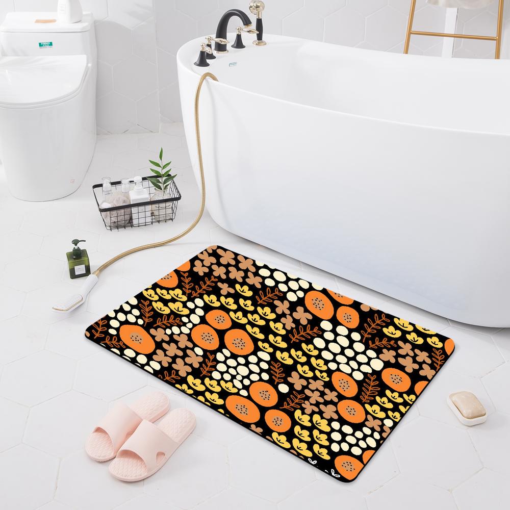 Bathroom Non-slip Absorbent Mat Toilet Shower Room Carpet Bedroom Corridor Door Mat Kitchen Floor Carpet