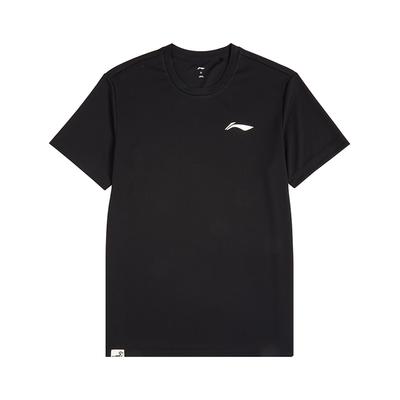 Fashionable Simple Versatile Casual Breathable Comfortable Sports Short Sleeve T-Shirt Unisex Tops Black ATSV677-1