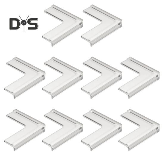 

10 шт. Защитный уголок для мебели, противоударный, детский, прозрачный, самоклеящийся, для стола, угловой, с острыми краями, защитный бампер B