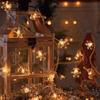 20LED Christmas Tree Reindeer Snowflake Battery Box Christmas Day Light String Holiday Decoration Christmas Tree Hanging Lights