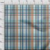 oneOone Cotton Flex Fabric Madras Check Decor Fabric Printed BTY 40 Inch