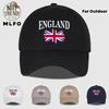 Lightweight Adjustable Baseball Cap with ENGLAND Print Classic Comfortable SoftTop Cap Featuring a National Flag Design Bre