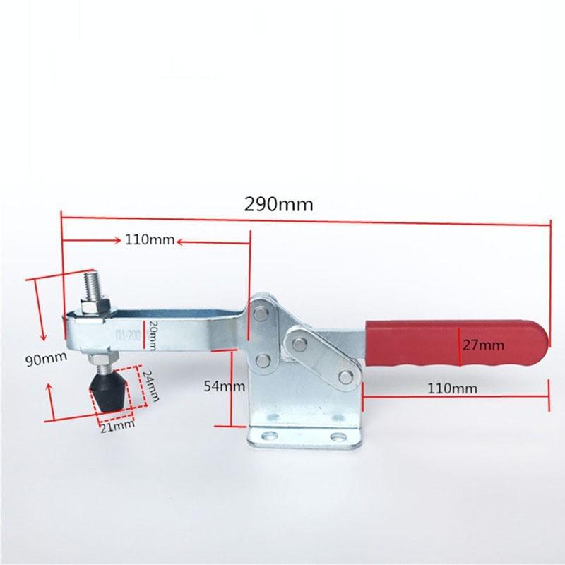 Horizontal Quick-Release Woodworking Clamp GH-200WL