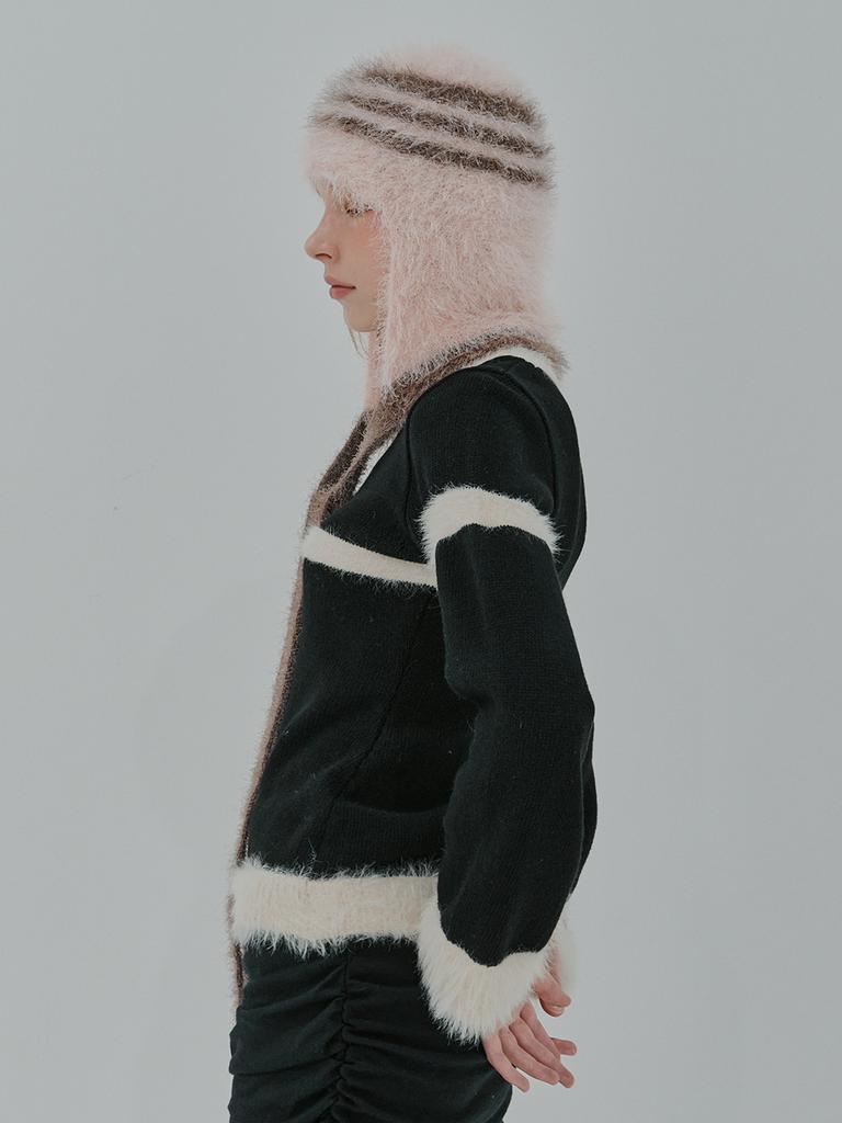 Ateulliepakeu Knit Bonnet Light Pink