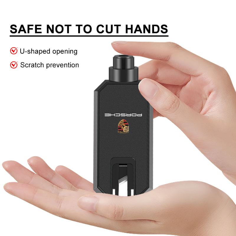 1Pcs 3 In1 Car Safety Hammer Emergency Glass Breaker High Hardness For Porsche 911 Cayenne Panamera Macan Boxster Carrera-GT 928 918-Spyder