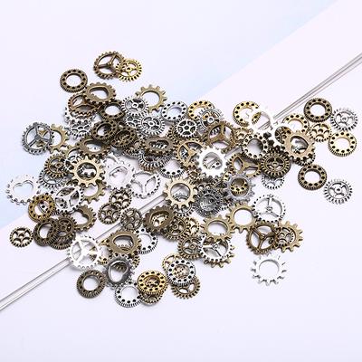 100 Stück antike Steampunk Mini Radgetriebe Charms Anhänger DIY Schmuckherstellung Handwerk