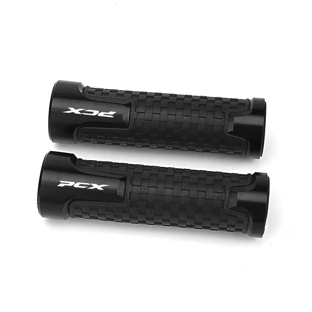 

7/8 22MM CNC Handlebar Grips Hot Deal High-Quality Motorcycle Accessories Logo For HONDA PCX 125 PCX125 PCX 150 PCX150 чорний