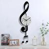 Creative Fashion Music Symbols Living Room Swing Wall Clock Home Decoration Simple Clock Modern Design Silent Swing Wall Clock