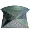 Automatic Quick-Open Double-Layer Camping Tent 3-5 People Waterproof Outdoor Shelter With Fiberglass Poles Green