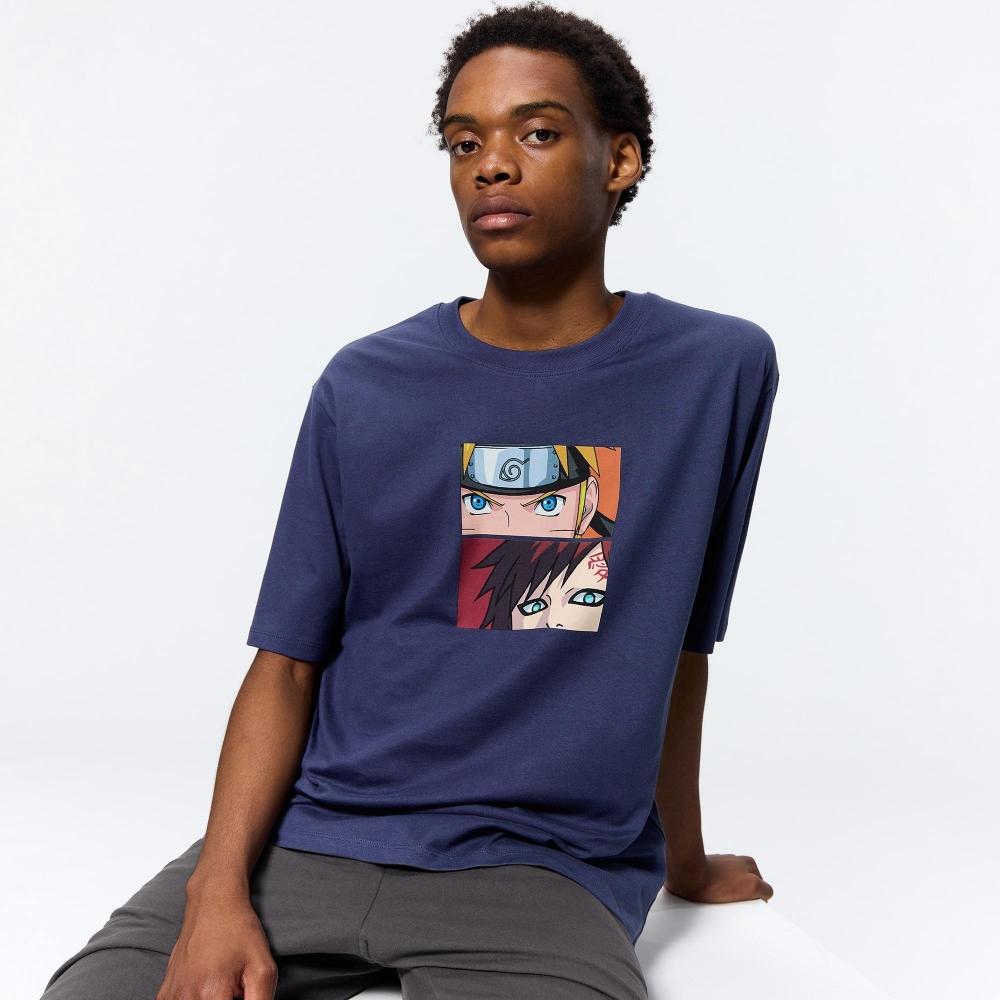 

GU by Uniqlo комплект для отдыха с короткими рукавами шорты Наруто 69 NAVY/3XL
