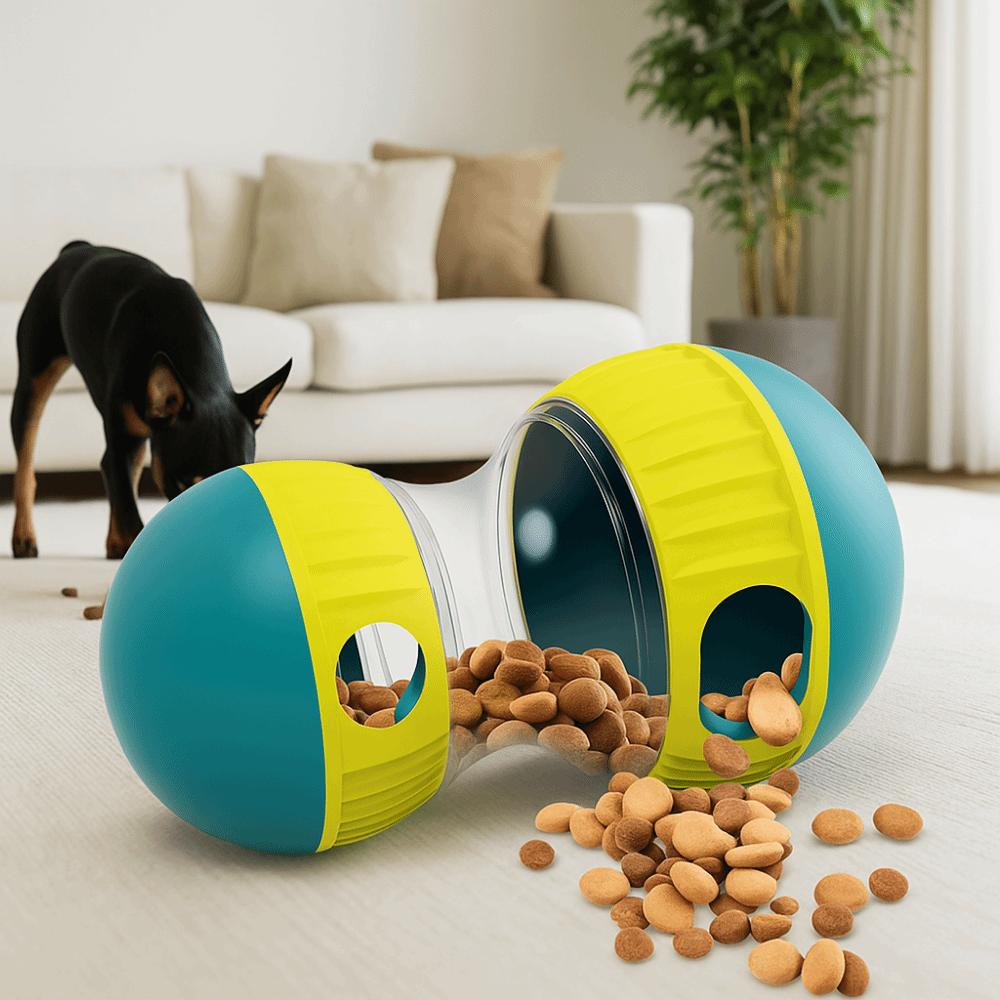 Interactive Dog Treat Leaking Toy Bite-resistant Pet Food Dispenser Dog Slow Feeder Ball  Home