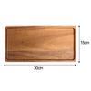 Irregular Oval Wooden Serving Tray for Dinner Plates Snacks Fruit and Dessert Solid Wood Tray for Dining and Entertaining Use