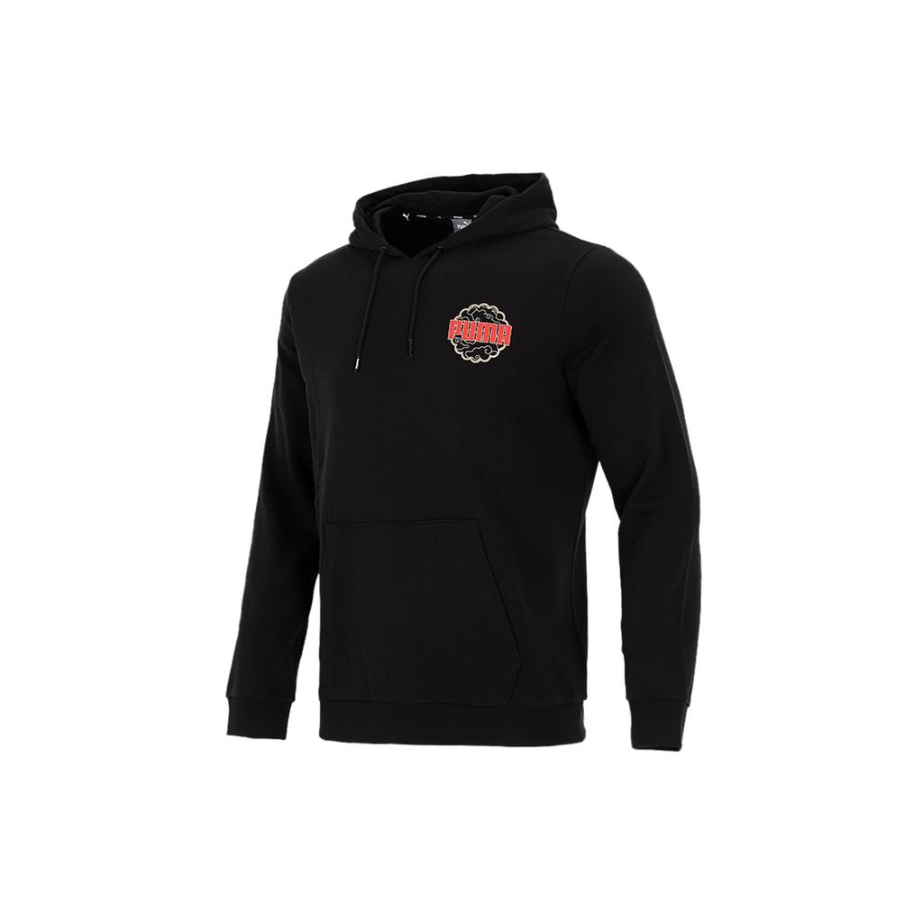 Puma Sweatshirts Men's Black Hooded Moderate Regular 532913-01