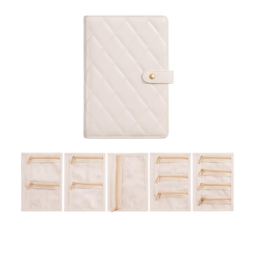 Partition Necklace Binder Waterproof Jewelry Packaging Brochure Jewelry Storage Book  Travel