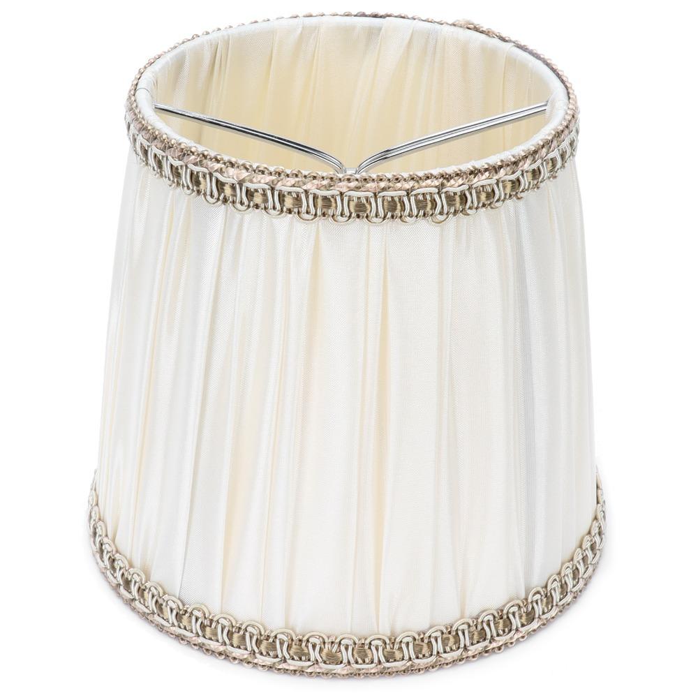 6PCS 4.7 Inch Height Lampshade Fabric Chandelier Lamp Shades Unique Wall Lamp Shade  Floor Lamp
