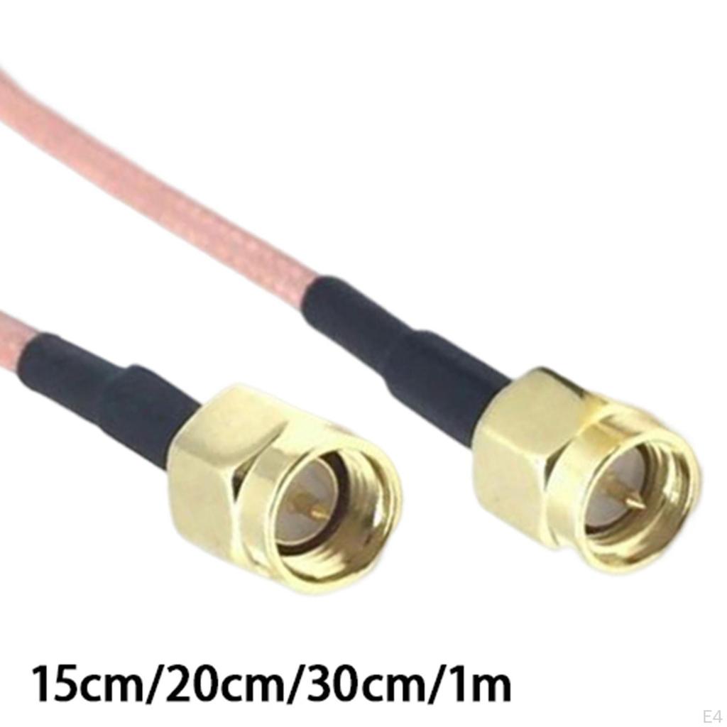 Male Adapter, RG316 Extension Cable, High Temperature Resistance Cable for Adapter