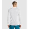 Gymshark Arrival Long Sleeve T shirT whiTe A2a1h Wbbm